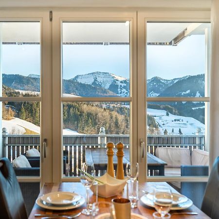 Haus "Bergblick" Ferienwohnung Hochgrat Oberstaufen Mit 2 Schlafzimmer المظهر الخارجي الصورة