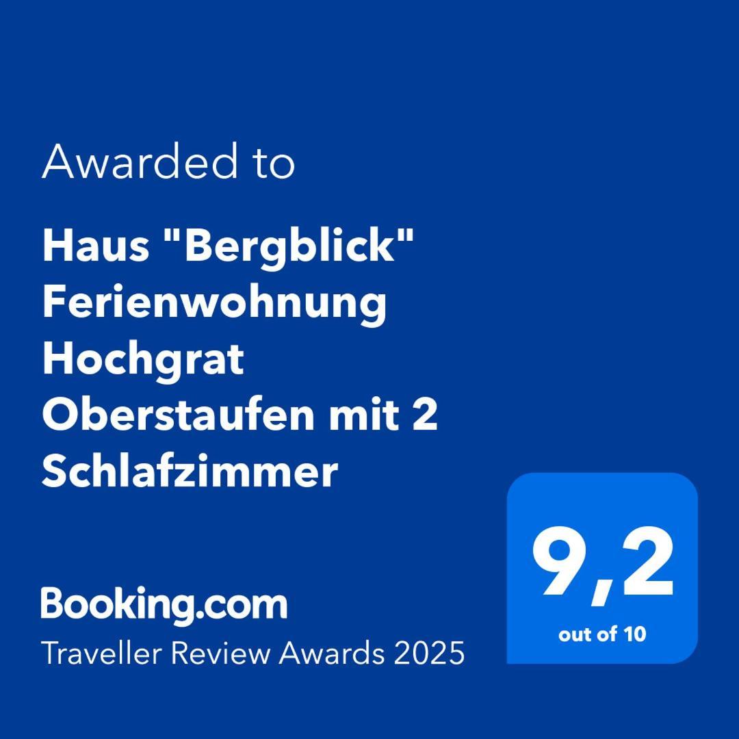 Haus "Bergblick" Ferienwohnung Hochgrat Oberstaufen Mit 2 Schlafzimmer المظهر الخارجي الصورة